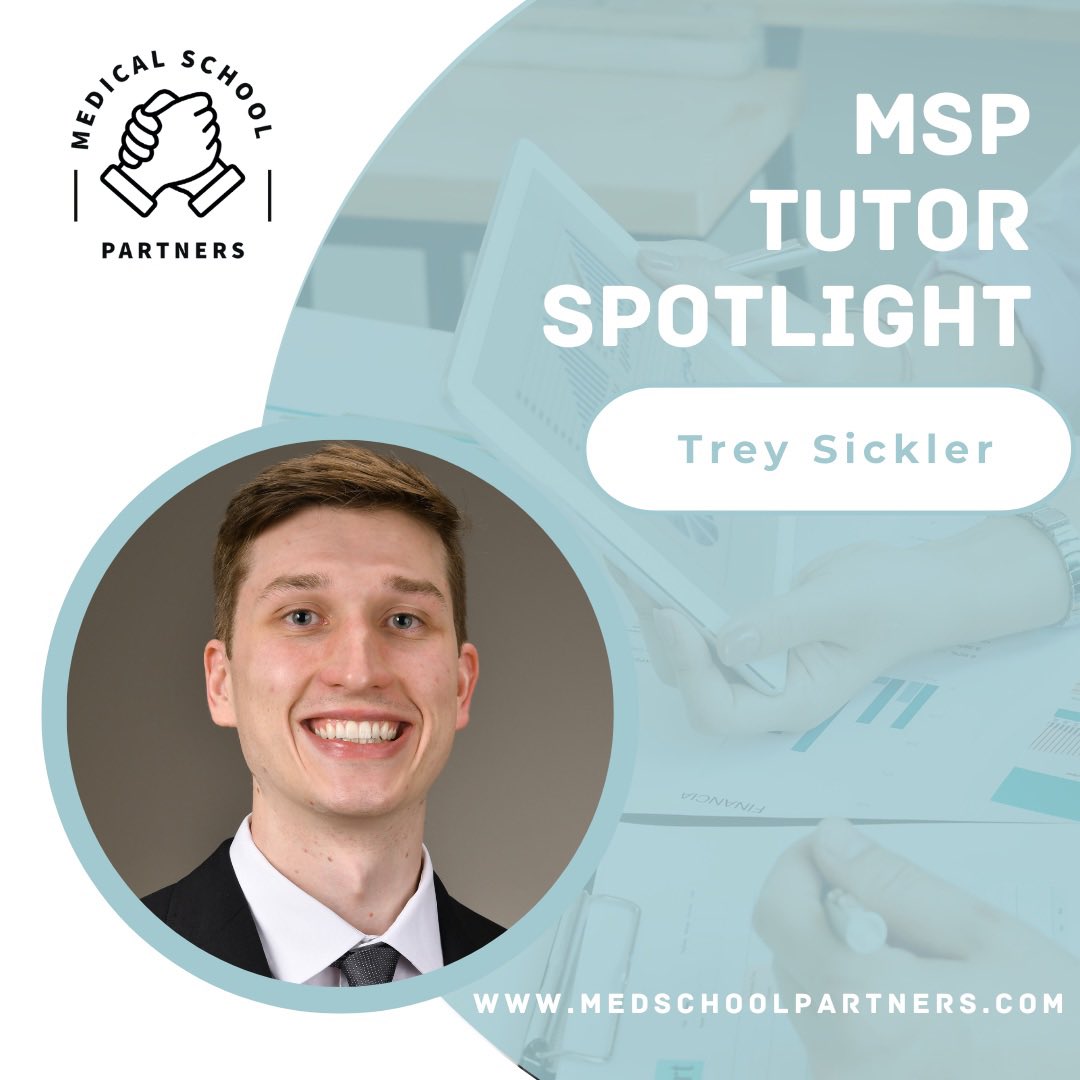 Meet Trey Sickler, one of our 🌟 STAR tutors. 

COLLEGE: 
@Princeton University

MEDICAL SCHOOL: 
@McGovernMed at UT Houston

RESIDENCY: 
@UNCPsychiatry 

QUALIFICATIONS:
⭐️ 255+ USMLE Step 1
⭐️ 270+ USMLE Step 2 CK
⭐️ AOA
⭐️ Honored all 3rd year clerkships 

#MedTwitter #USMLE