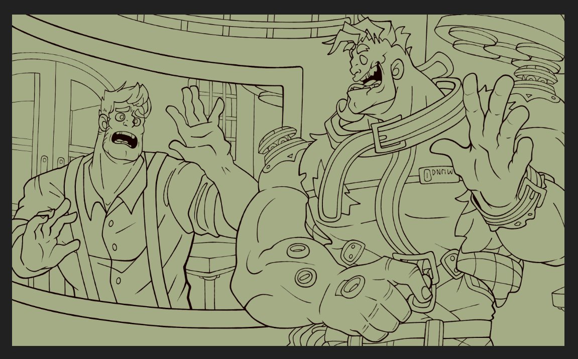 WIP of a c0mmishun that's very very cool :] Also shotout to Dr House it's the only thing making me actually work on commissions rn LMAO

#drmundo