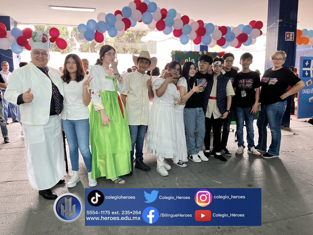 🏴󠁧󠁢󠁥󠁮󠁧󠁿 🇺🇸 🇨🇦 🇯🇵 🇲🇽 🇰🇷 🇮🇹 
Hoy se festejó el #DíaDelPadre en #secundaria con una #MuestraGastronómica de varios países, exposición de prácticas de #robótica y #JuegosMatemáticos. 🔷🌎 

📞5554-1175 ext. 235•264
📱55-3434-8579
💻 heroes.edu.mx
#ColegioHéroes
#Coyoacán