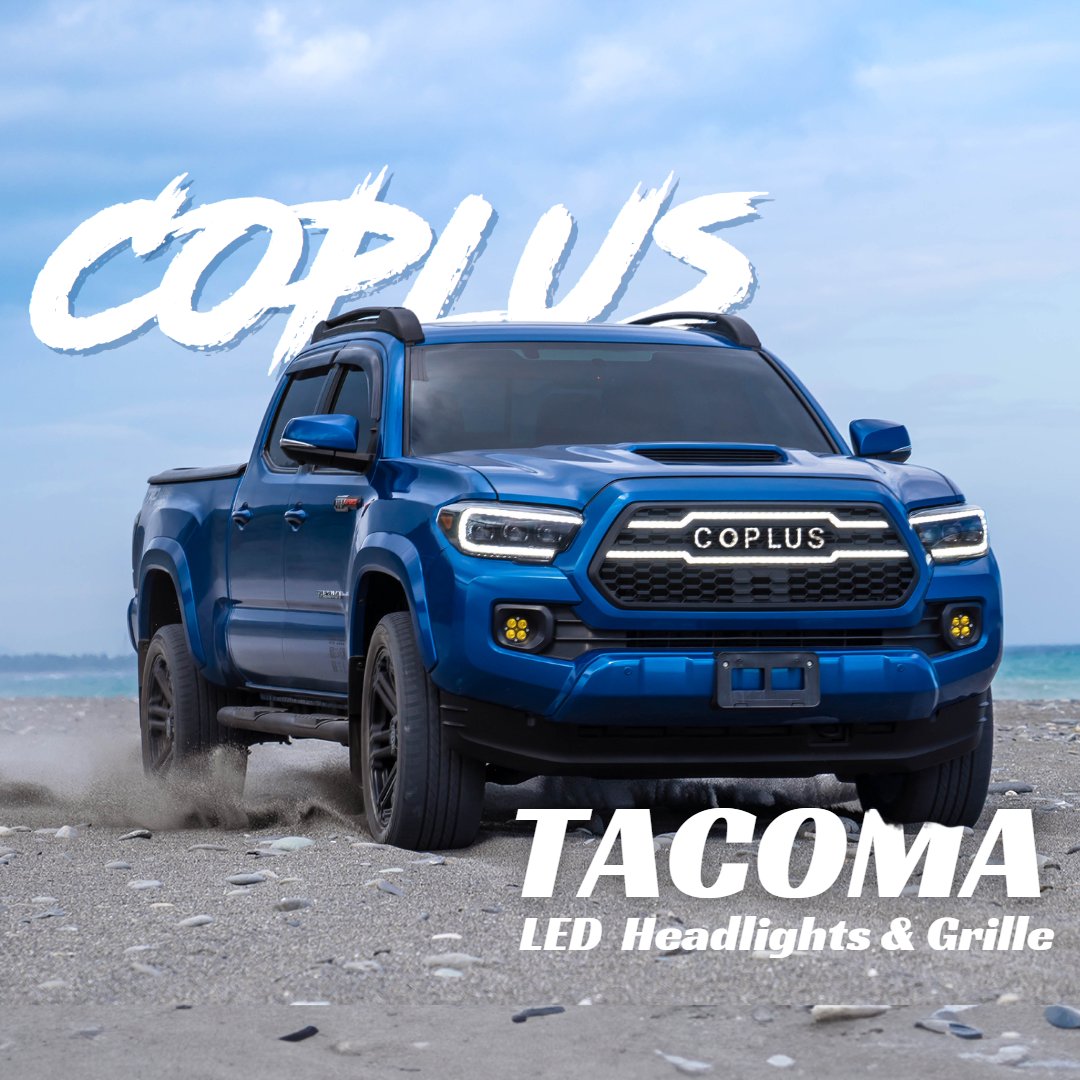 Feeling the Taco Vibes today!
　　
#TacomaUpgrades #toyota #tacoma #tacomaworld #tacomaaddicts #tacomanation #toyotanation #offroading #trucklife #tacolife #explore #adventure #toyotatacoma #toyotatruck #Offroad #tacomaoffroad #headlights #taillights #grille #coplus