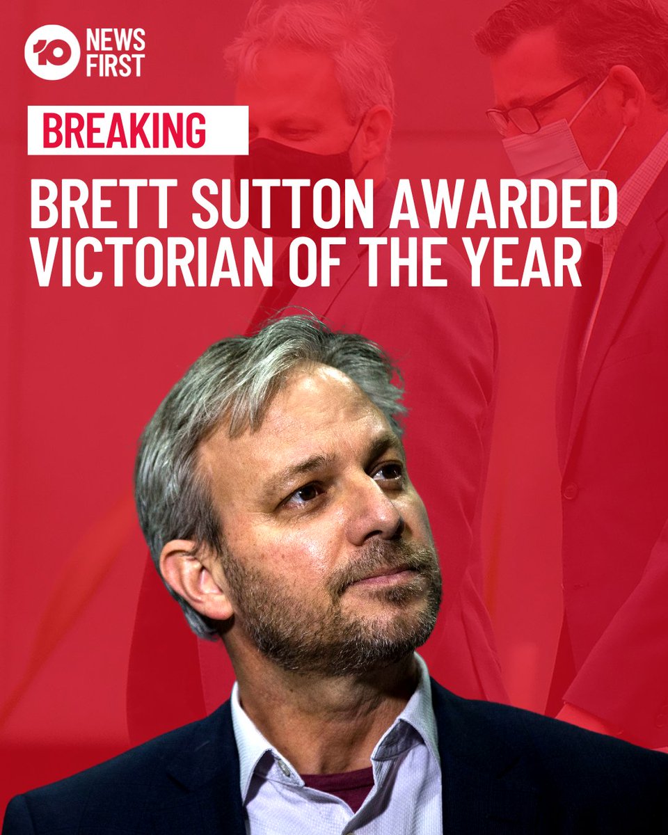 Former chief Health Officer Brett Sutton has just been named 2023's Victorian of the Year, for his 'significant and valuable contributions to the Victorian community'.

The selection of the award recipients was made by the Trustees of the Victorian Day Council.