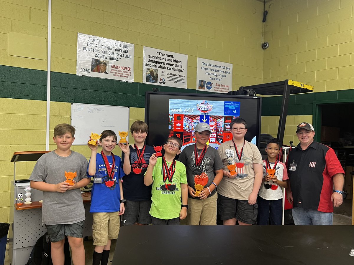 Team Turing took home the 2023 Garage Cup at this summer’s Hot Rod STEM Camp.  We had SO much fun!!