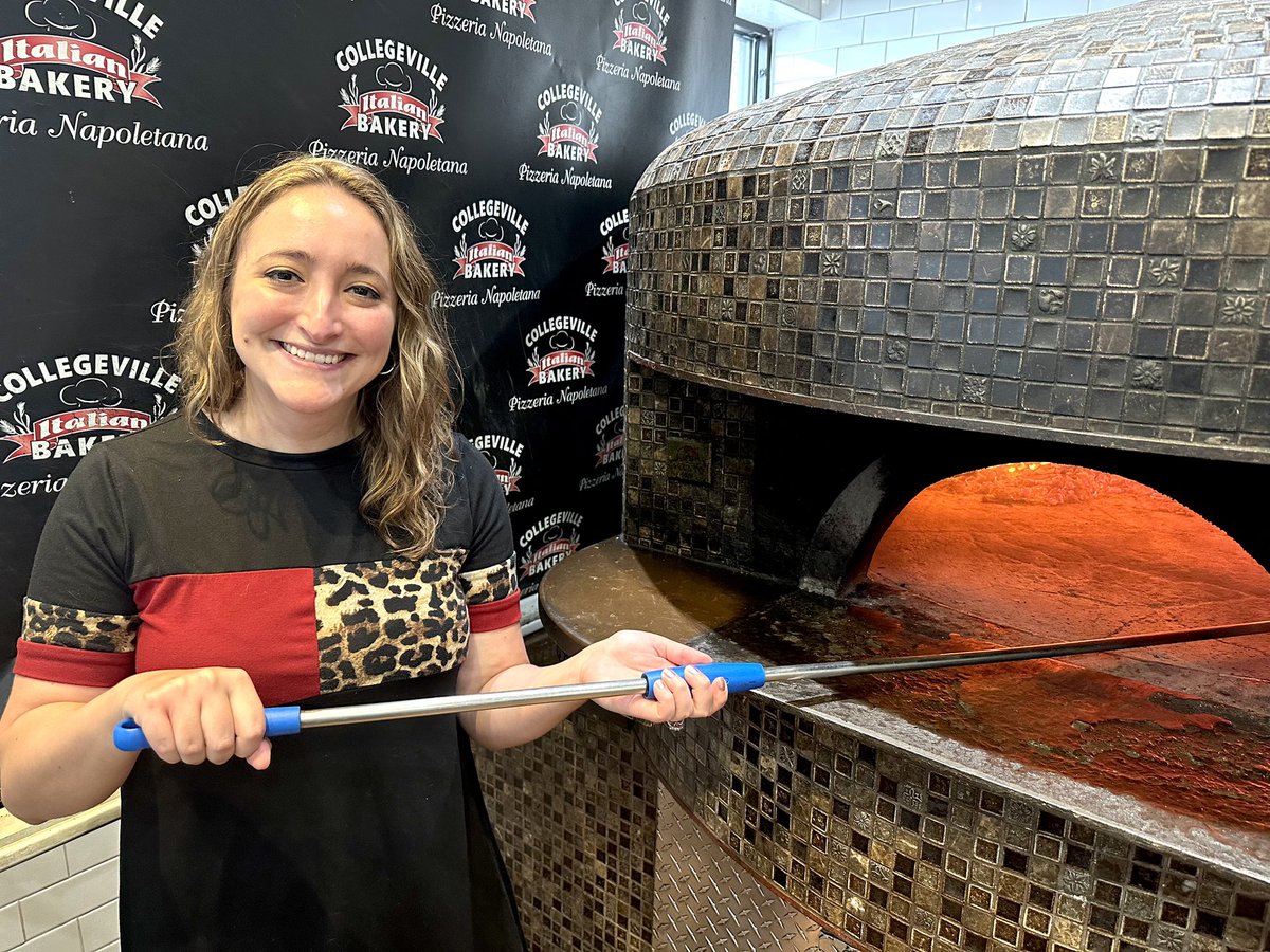 Our #PizzaiolioftheDay is <a href="/PhSportsDigest/">Philadelphia Sports Digest</a> Sports Director <a href="/ngelise_s/">Angelise Stuhl</a>!

Give them a follow and check out Philly’s multimedia site for high school and college sports!

An honor to have you, Angelise! Thank you so much for stopping by!

#collegevilleitalianbakery #morethanabakery