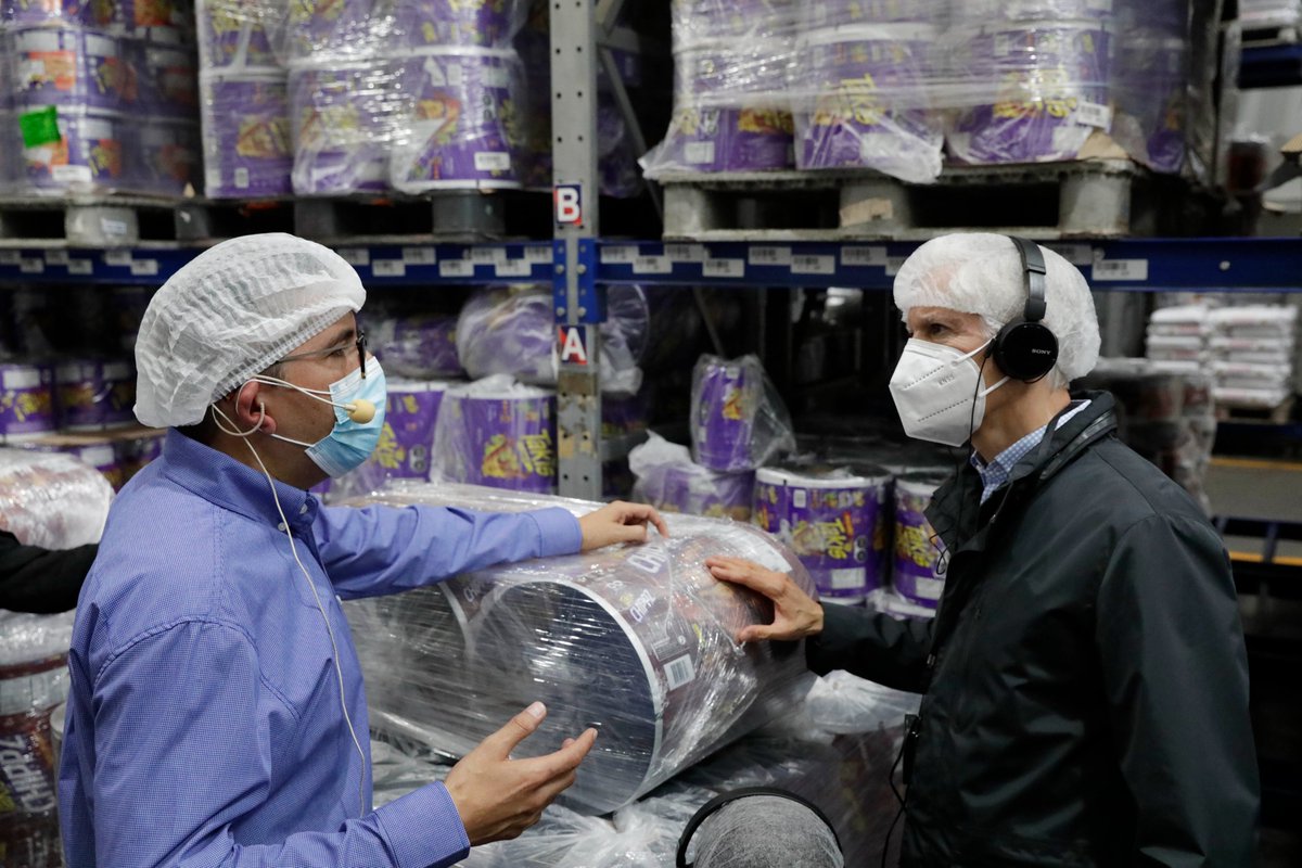 Desde esta planta en #Lerma, Barcel produce distintos tipos de botanas para distribuirlas en México y otros países.