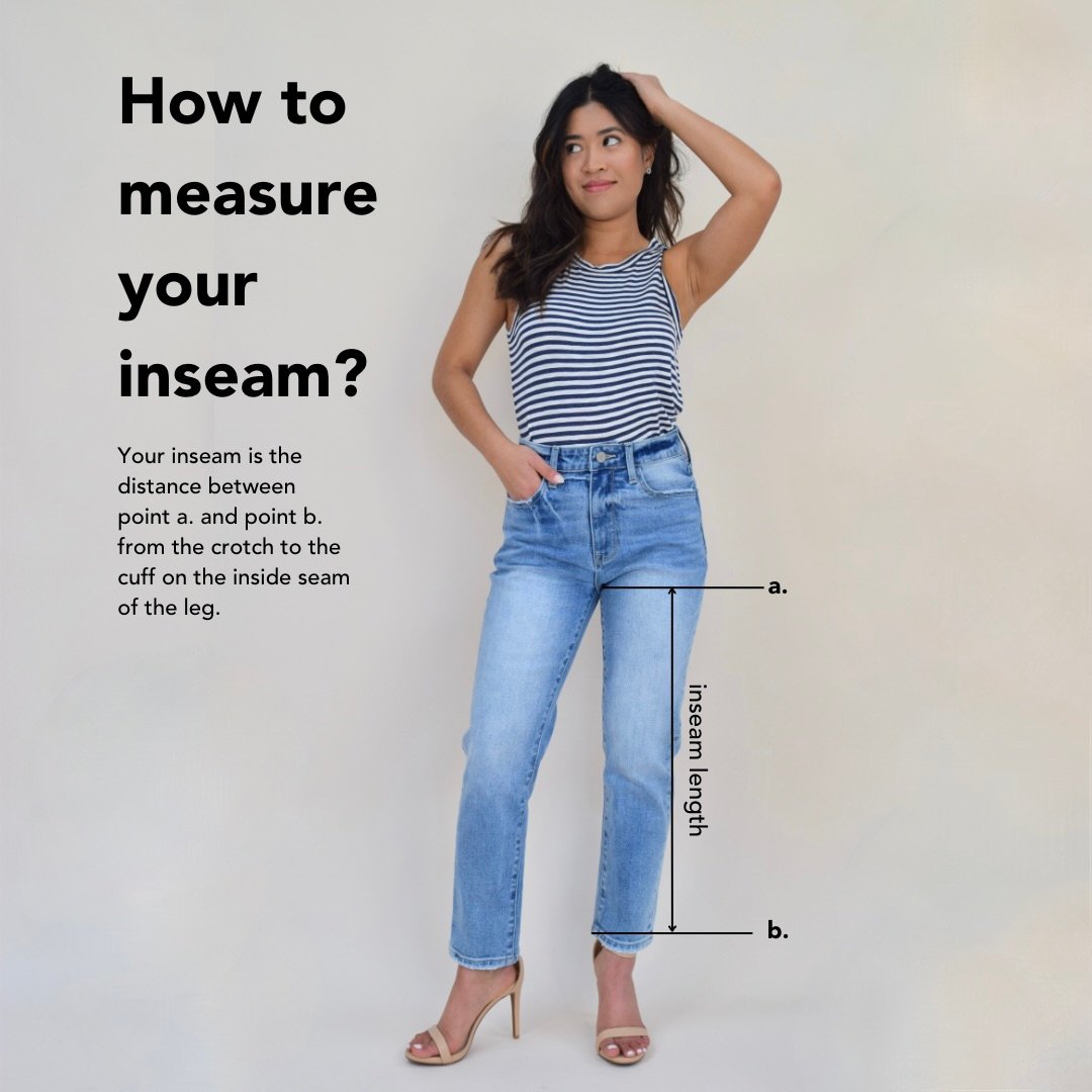 Short, but never short on style! 🌟✨ As a petite girl, measuring your inseam is key to unlocking the perfect fit!

From cropped jeans that graze just right to trousers that elongate your silhouette, finding the ideal inseam length is your secret weapon to slay...