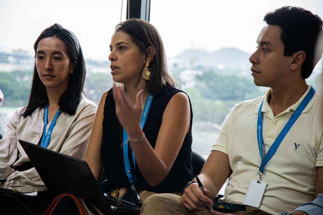 PNUDEcuador's tweet photo. Un equipo interagencial de @PNUDEcuador @EcuadorUnodc @onumujeresEcu mantuvo reuniones en #Guayaquil con entidades municipales responsables de los temas de seguridad y sociales, así como con organizaciones de la sociedad civil, en el marco del #ProgramadeCapacidadesparaLaPaz 🕊️ https://t.co/FYUXV1KtYf