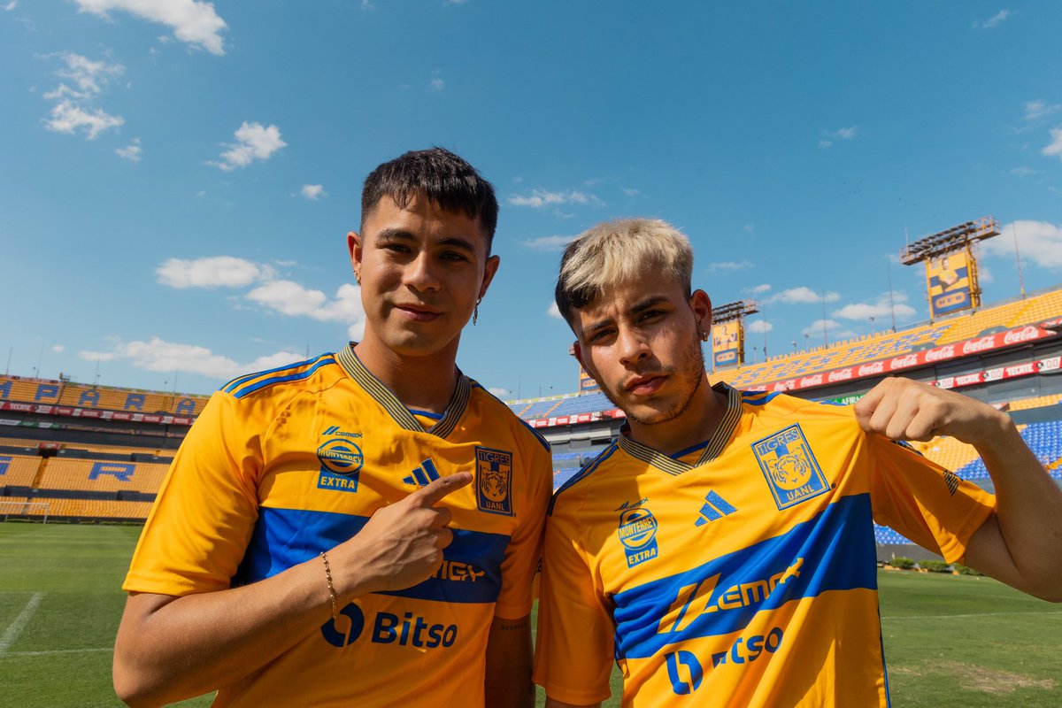 TigresOficial's tweet photo. 🔥🤘🏼😎 ¡La Dupla Galáctica está en la casa y se pusieron la del Campeón! https://t.co/os7yapIAjp