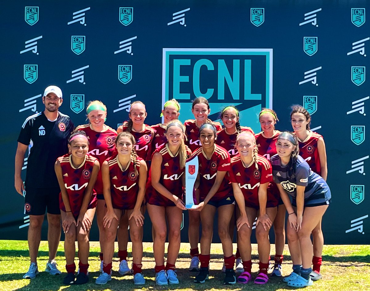 CoachNathanDoll's tweet photo. So proud of this team! What a way to finish the season, #Champions after quality play all week and a decisive 2-0 performance in the final. Thankful to everyone and especially the players for all of their hard work! Well deserved ladies 👏🥇🏆@ECNLgirls @TulsaSC @TulsaSC_06_ECNL https://t.co/SEm3btr8Io
