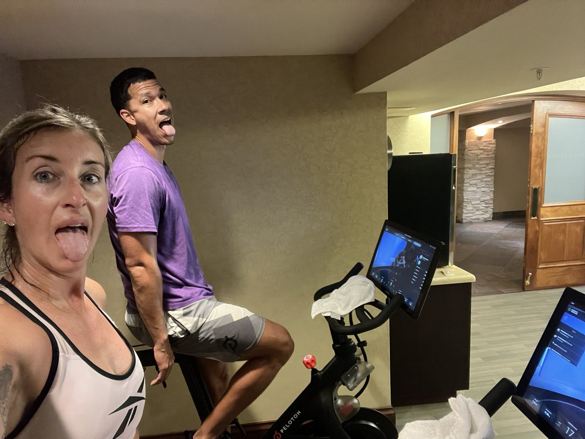 TEN. Ten years of marriage with my best friend. God blessed me with the best ❤️ got to celebrate in Fort Worth…even found a @onepeloton