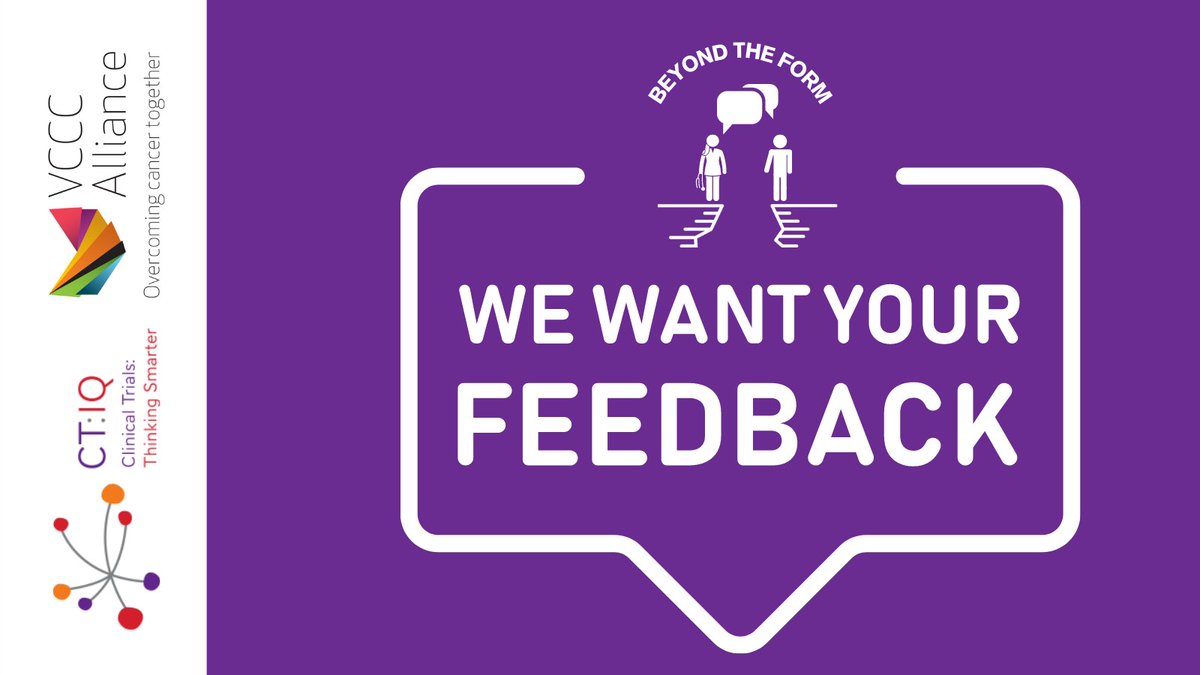 If you work in health & medical research we’re interested in hearing your thoughts on communicating with participants during research projects. The survey results will contribute to the CT:IQ & @VCCCAlliance Beyond the Form project. forms.office.com/r/8pwYjz99WW