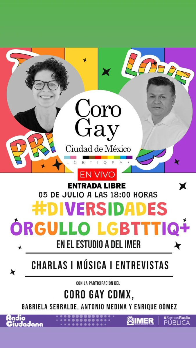 Ven, la entrada es libre