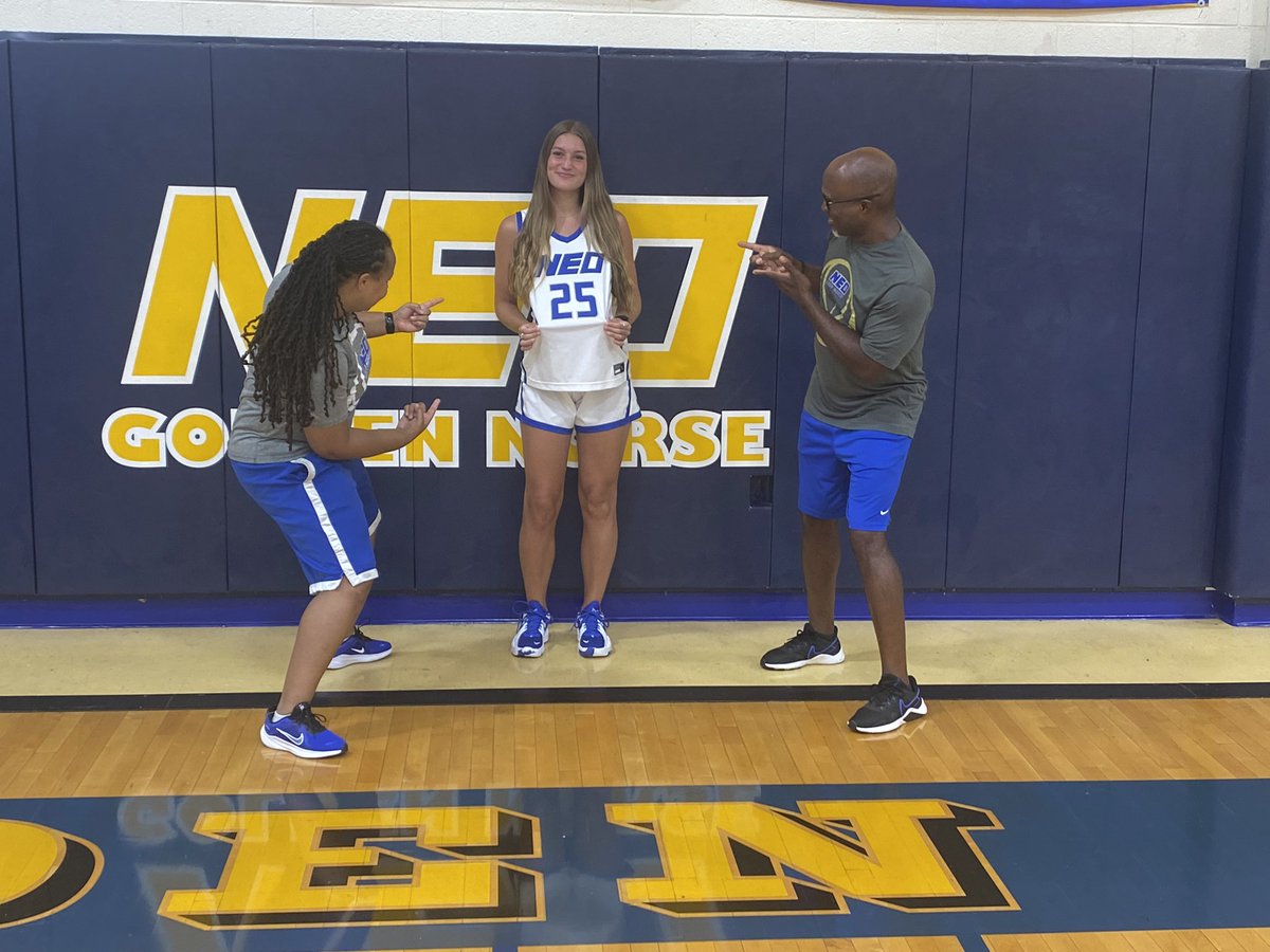 After a great visit and talk today with <a href="/CoachJRow/">Jim Rowland</a> &amp; <a href="/Coach_Jones14/">COACH JONES</a>  I am so blessed to receive a offer from <a href="/NEO_WBBall/">NEO Womens BBall</a>!! <a href="/ladyfusionhoops/">Oklahoma Lady Fusion</a> <a href="/GameBallBasket/">GameBallBasketball</a> <a href="/BulldogsWagoner/">Wagoner Lady Bulldogs Basketball</a>