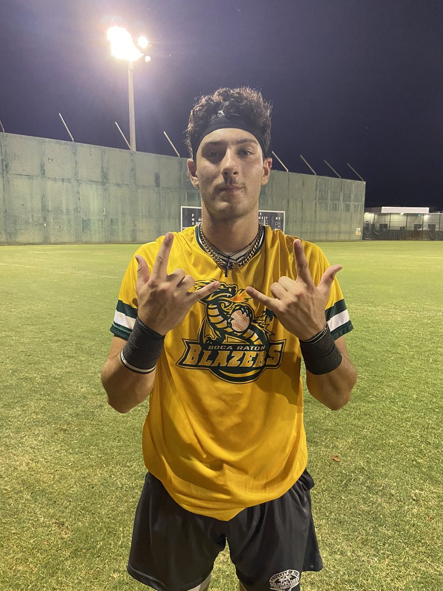 🐉Player of the Game🐉

Yup tonight’s MVP was the one and only <a href="/CalabrettiJoey/">Joey Calabretti</a> ( <a href="/SHUBaseball/">Seton Hall University Baseball</a> ) !! He went 2-3 with 3 RBIs and ANOTHER home run! He leads the league in homeruns with now 5 homers!