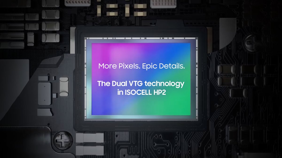 Dual Vertical Transfer Gate (VTG) technology is the secret innovation that allows #ISOCELL HP2 to absorb 33% more light than its predecessor. Learn more about how Dual VTG technology results in #MorePixelsEpicDetails. 

smsng.co/DualVTG