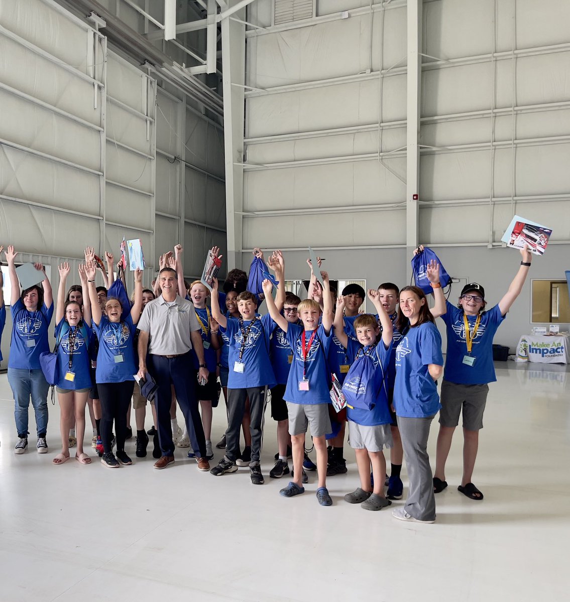 Aviation Camp ⁦⁦<a href="/isschools/">Iredell-Statesville Schools</a>⁩ wrapped up today and let me tell you it FLEW by! Thank you ⁦<a href="/MakeAnImpactFdn/">Make An Impact Foundation</a>⁩ ⁦<a href="/NCDOT/">NCDOT</a>⁩ #brettmoffittracing