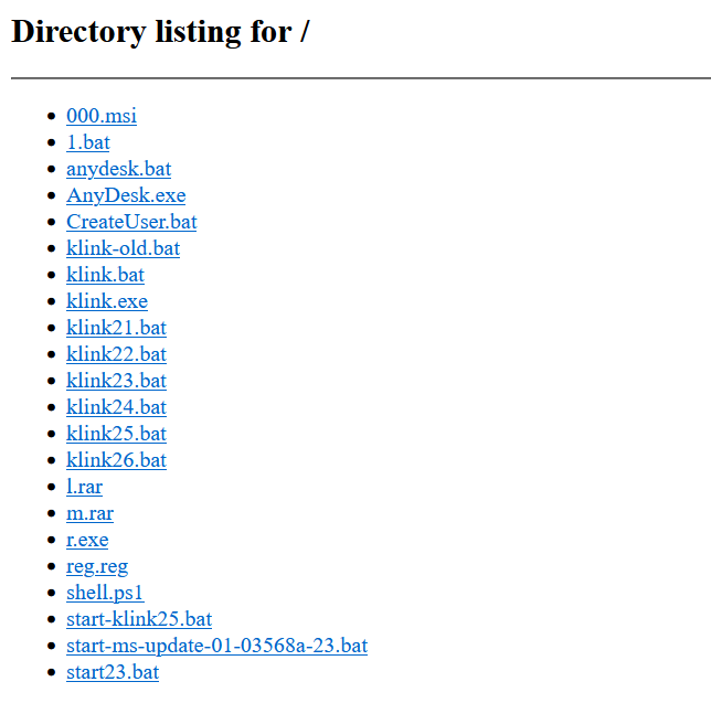 Germán Fernández on Twitter "👹 Interesting server with opendir and