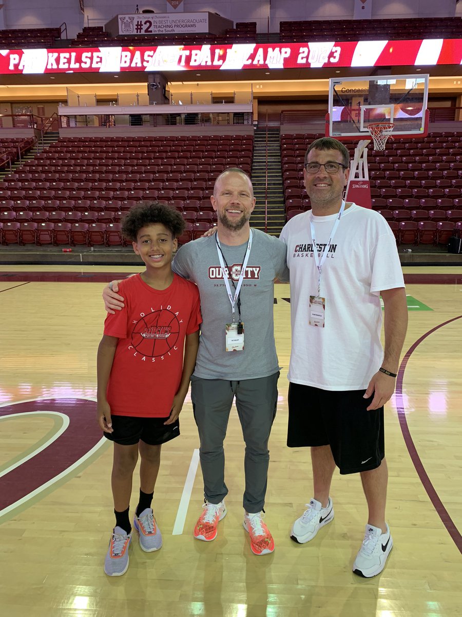 Thank you so much to the College of Charleston basketball and <a href="/patkelsey/">Pat Kelsey</a> for the opportunity of a lifetime! Top notch and no secret why they have the success they do!  #neverdelaygratitude
