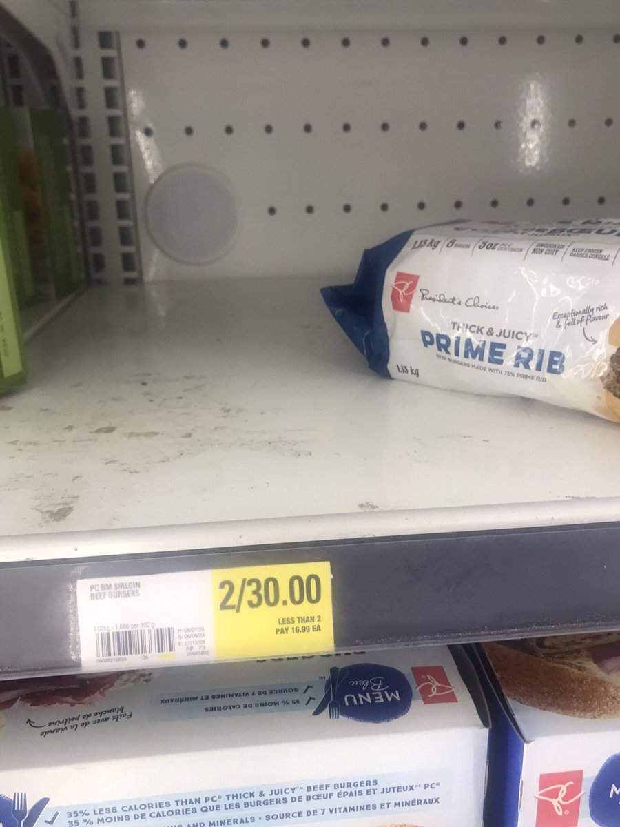 Dear <a href="/loblawco/">Loblaw Companies</a> food is expensive. I don’t need 2 packs of burgers, I need one, but because I can only afford one, you’re upping the price? Really? Why? It’s an arsehole move before, but 1000x more now that prices are bonkers. Please, don’t do this.