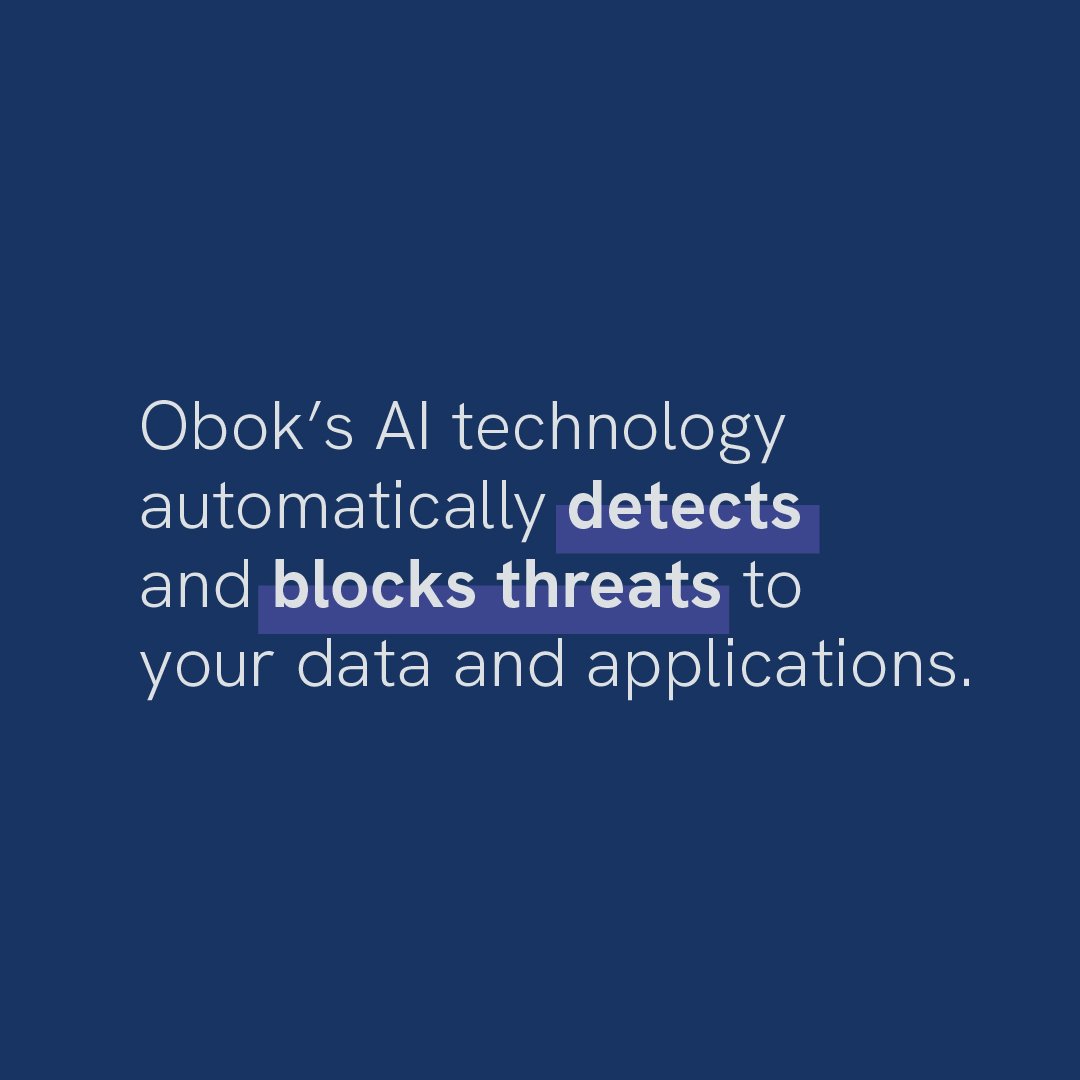 Stay one step ahead of cyber attacks with Obok's AI-powered security platform 🤖🛡️🚫

#GetObok #InformationSecurity #CyberSecurity #Business #Technology #DataProtection #DataSecurity