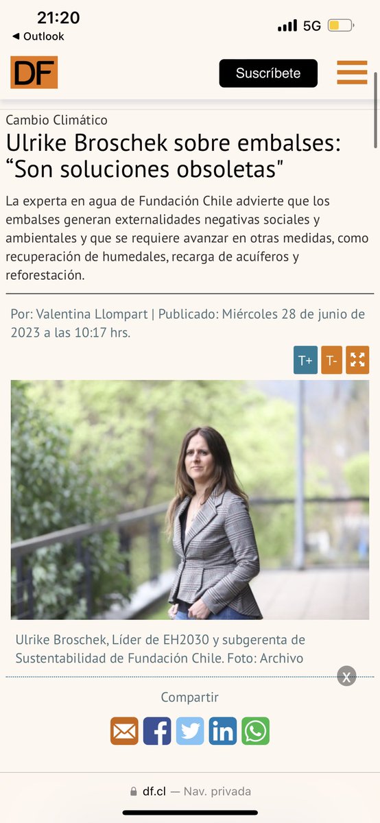 Para todos los “expertos” que piden más embalses, al ver mucha agua correr por nuestros escuálidos rios, a propósito de la mega lluvia que tuvimos hace unos días, una opinión más fundamentada que recomiendo leer.