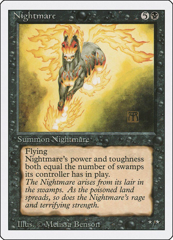 BMFJ361's tweet photo. @BaddieStreams Nigtmare was always a banger when I played my bruiser deck way back when. https://t.co/6evSUT8Rv1
