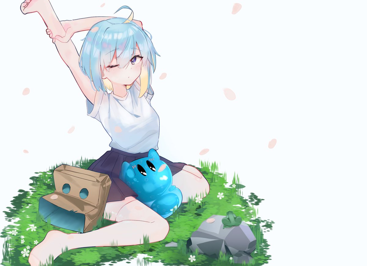 TheNTA7's tweet photo. Our art group challenge. Draw others avatar in our style. With @etuc_zoahc and @AkiginNguyen
Hehe looks at the frog 🐸
#illustration #ibisPaintX #イラスト
#Artcollab https://t.co/1wiakp61Df