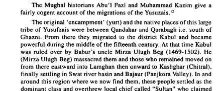 @ghayrati_alak We know that prior to 1400 yusufzai lived between qarabagh in ghazni and kandahar so makes sense they would make most of the ghaznavid troops.