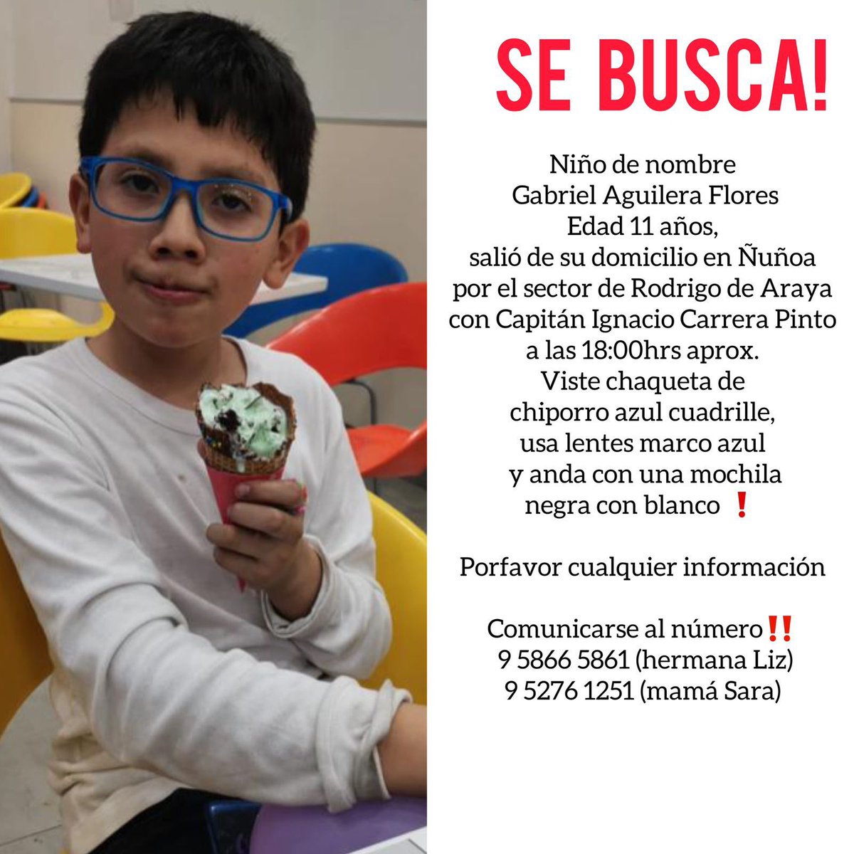 M_EscobarAlvear's tweet image. AYUDA! Persona extraviada.