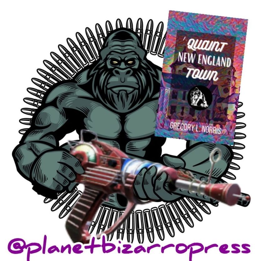 Quaint New England Towns are the best kind, just keep your eyes peeled for strange goings on...
A Quaint New England Town amzn.eu/d/15IIFZT

#PlanetBizarroPress #BizarroFiction