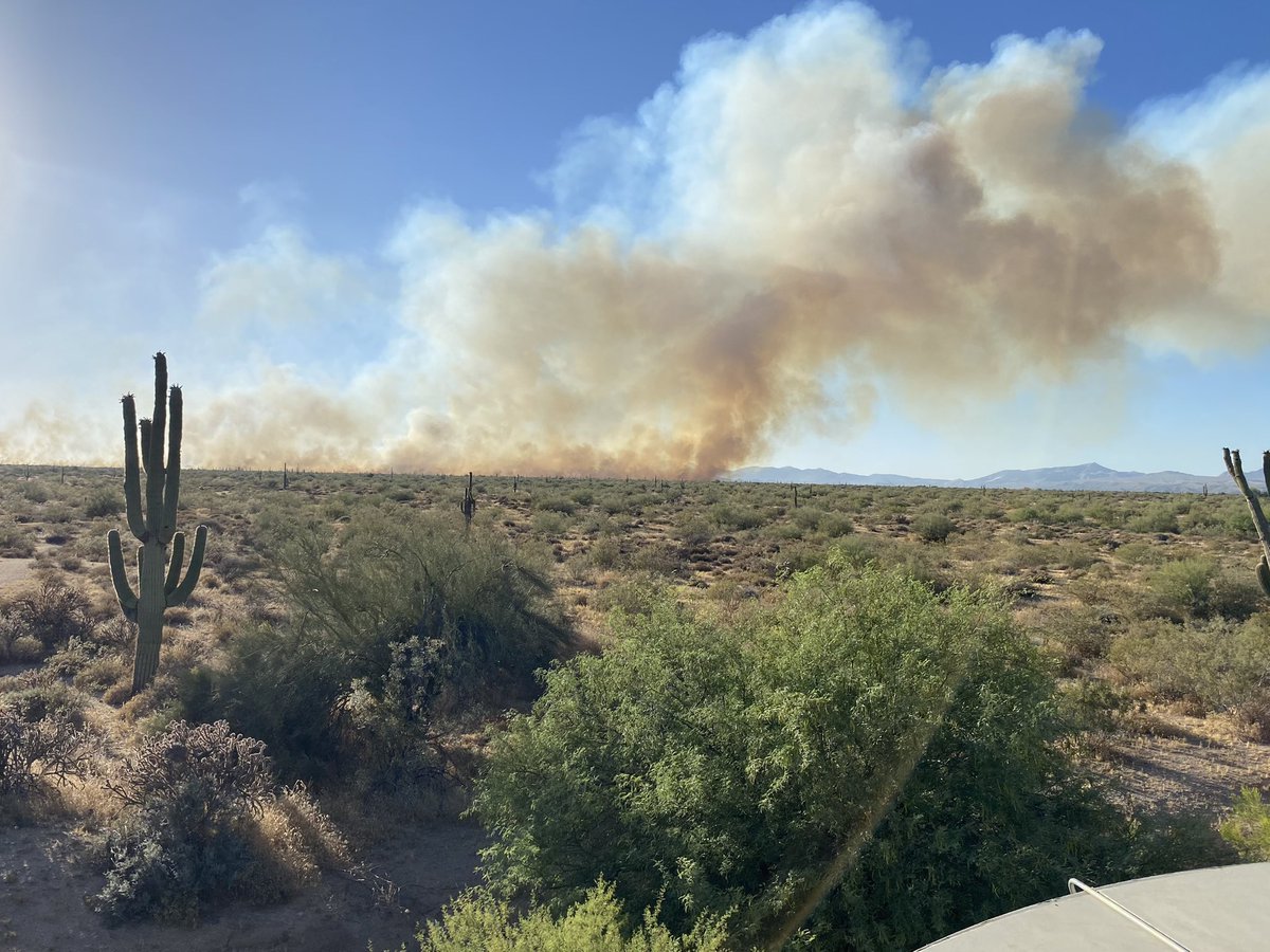 Containment increase on #DiamondFire now at 60% &amp; still sitting at 1,960 acres. Crews remains engaged securing any remaining heat along the edges. Some resources  released to prepo for any new starts. Loc. North Scottsdale 
📷<a href="/MaricopaParks/">Maricopa County Parks</a> 
#AZFire #AZForestry #MaricopaCounty