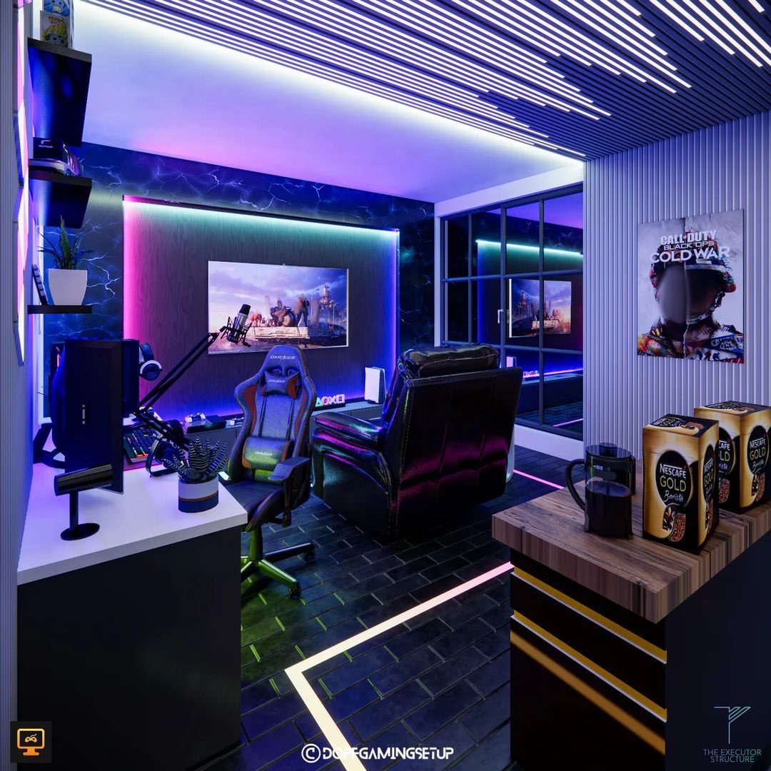 When I look at the Steam Summer Sell my eyes like 👀🔥 when I see this room 💎💎 so Valve chill Only UP 💙🚀 #GamingRoom #GamingSetup #Gaming #3dDesign #RoomDesign #GamingRoomDesign #Gamer #interior #bachelor
credit : Dopegamingsetup
