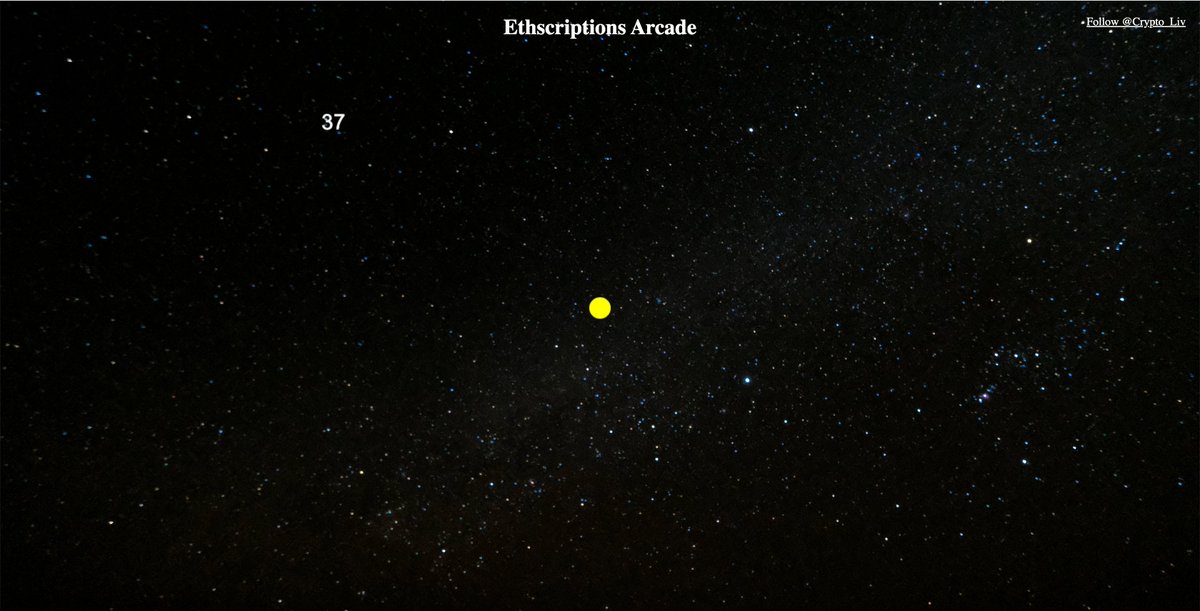Crypto_Liv's tweet photo. Introducing #Ethscriptions Arcade, a foundational gaming experience stored on the Ethereum blockchain using @dumbnamenumbers  ethscriptions protocol.  To play, paste this content of this ethscription into your browser! Follow for more cool ethscriptions. 
https://t.co/LqEZUlDH4j https://t.co/SZPIeURztX