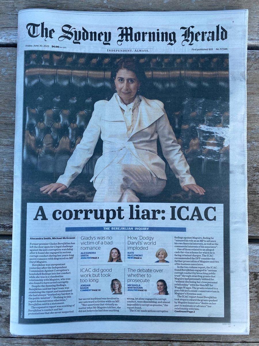 The Victorian in me is loving every moment of this. Gold standard corruption #auspol