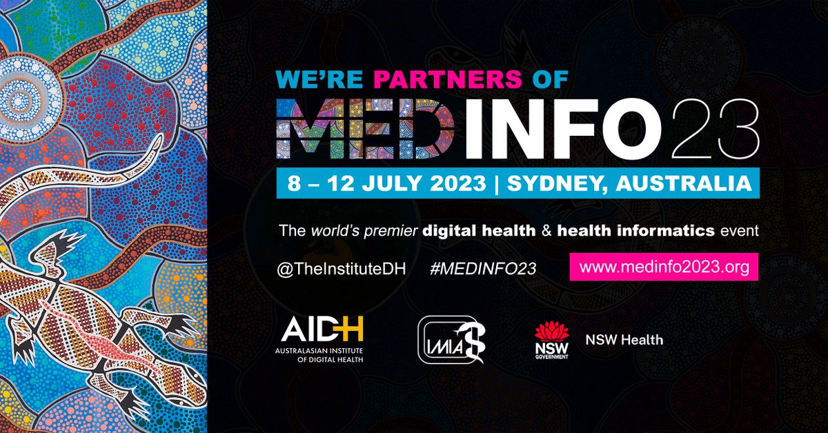 @WHO's Department of #DigitalHealth & Innovation is delighted to be participating in #MEDINFO23 - amplifying its support to member-states as they work towards digital transformation of their health systems -- person-centered care, accessible and equitable for all. @louise_schaper