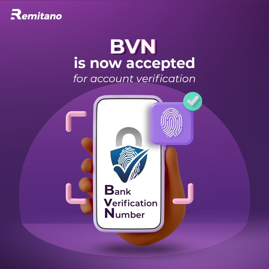 🪪Verification made easy! With Remitano, you can use your #BVN to quickly  verify your account on the Remitano app and start trading #crypto without  any additional ID card or document!🤩 Join us