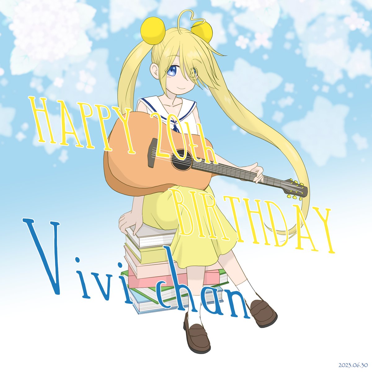 🎊20歳の誕生日おめでとう！！🎂
毎日レポート三昧みたいだけど、毎週一曲の弾き語りは今も続いててすごい🎸
これからの大人ヴィヴィちゃんが楽しみね。
#Viviの肖像
#Vivichan #世界制服😈

オリ曲：youtube.com/playlist?list=…
弾き語り：youtube.com/playlist?list=…
ジェムカン：youtube.com/playlist?list=…