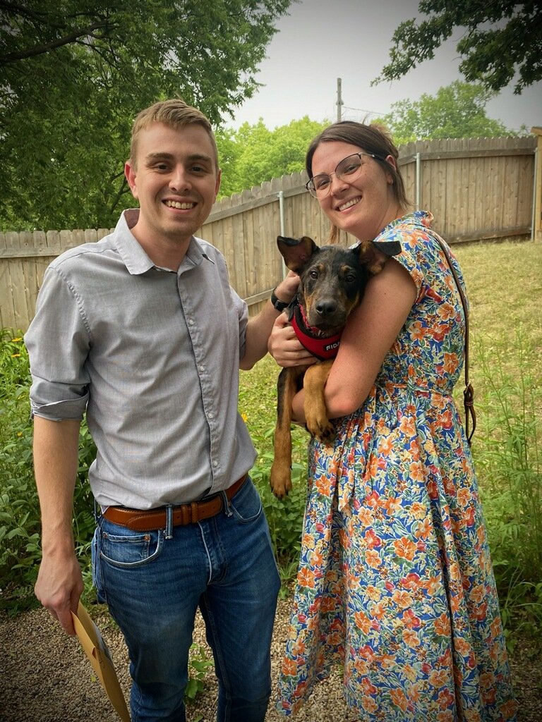 MeganQuamme's tweet image. 🚨 Major life update 🚨
We got a dog. Say hi to Scooby!