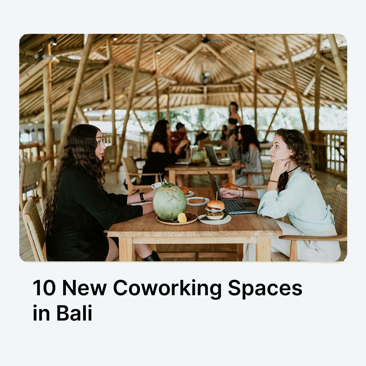MonisRent's tweet photo. Attention nomads! Prepare to be mesmerized by breathtaking views, amazing amenities, and the opportunity to connect with like-minded individuals 🌏. 
Discover the full list on our blog: https://t.co/8FU9QmLEzG. 
#digitalnomad #remotework #coworking #Bali #travel #monis https://t.co/1mzo8KFxF4