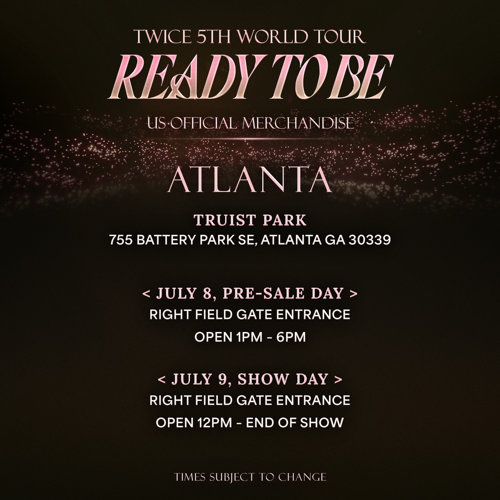 LiveNationKpop's tweet photo. ONCE! We are back with MERCH Info for rest of all cities💗

-Light Stick is only available on show days (Unavailable on pre-sale day)
-Information for the remaining cities will be informed shortly

#TWICE #트와이스 #READYTOBE #TWICE_5TH_WORLD_TOUR #TWICE_NORTH_AMERICA #LIVENATION https://t.co/uyzApInZjJ