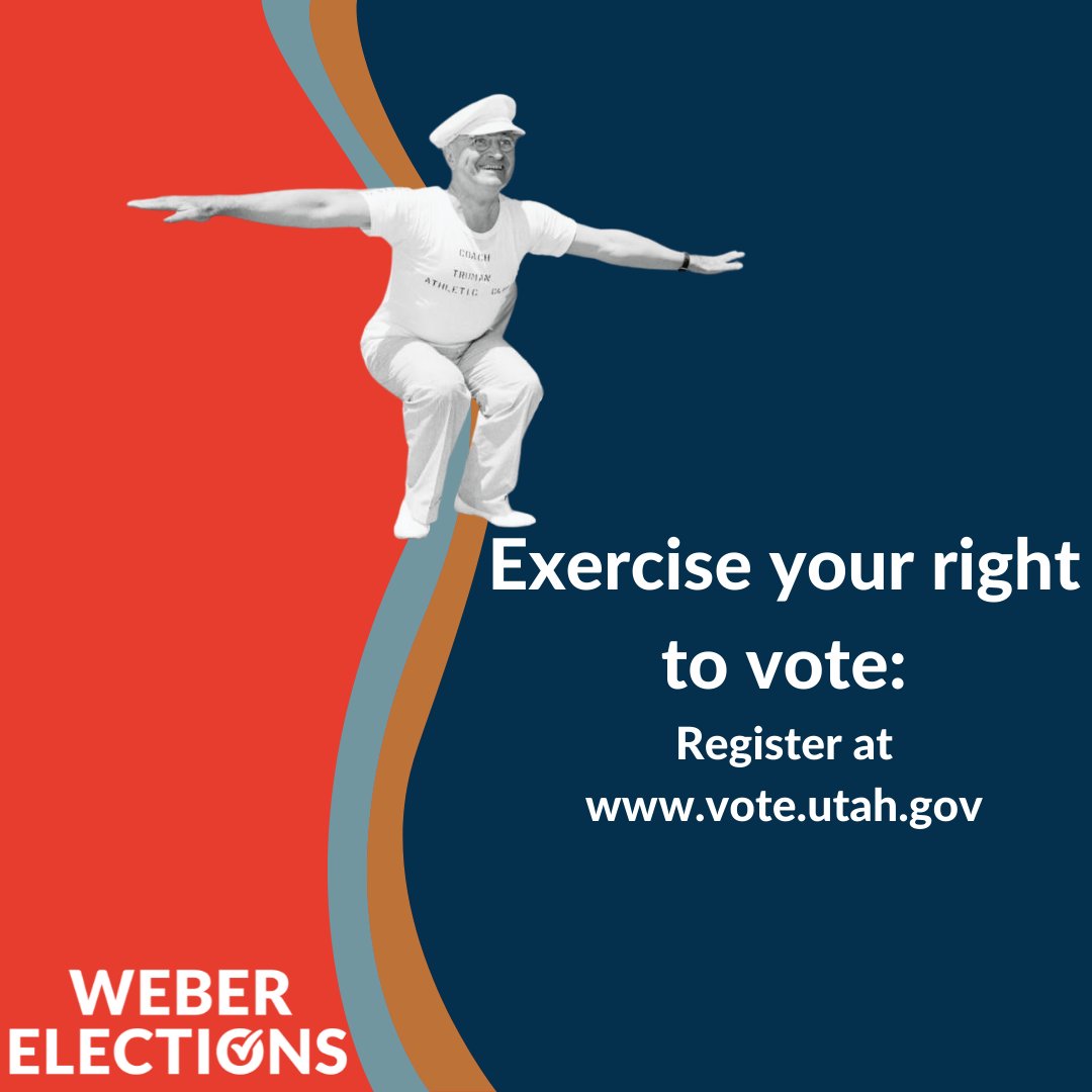 Exercise your right to vote, register at vote.utah.gov

#weberelections #utahelections #electionsutah #funnypresidentialpictures #bush #memes #humor #utahvotesbymail #votebymail #voterregistration