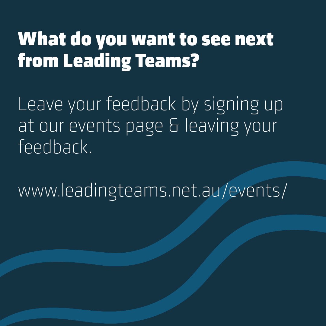 Leading Teams tweet media