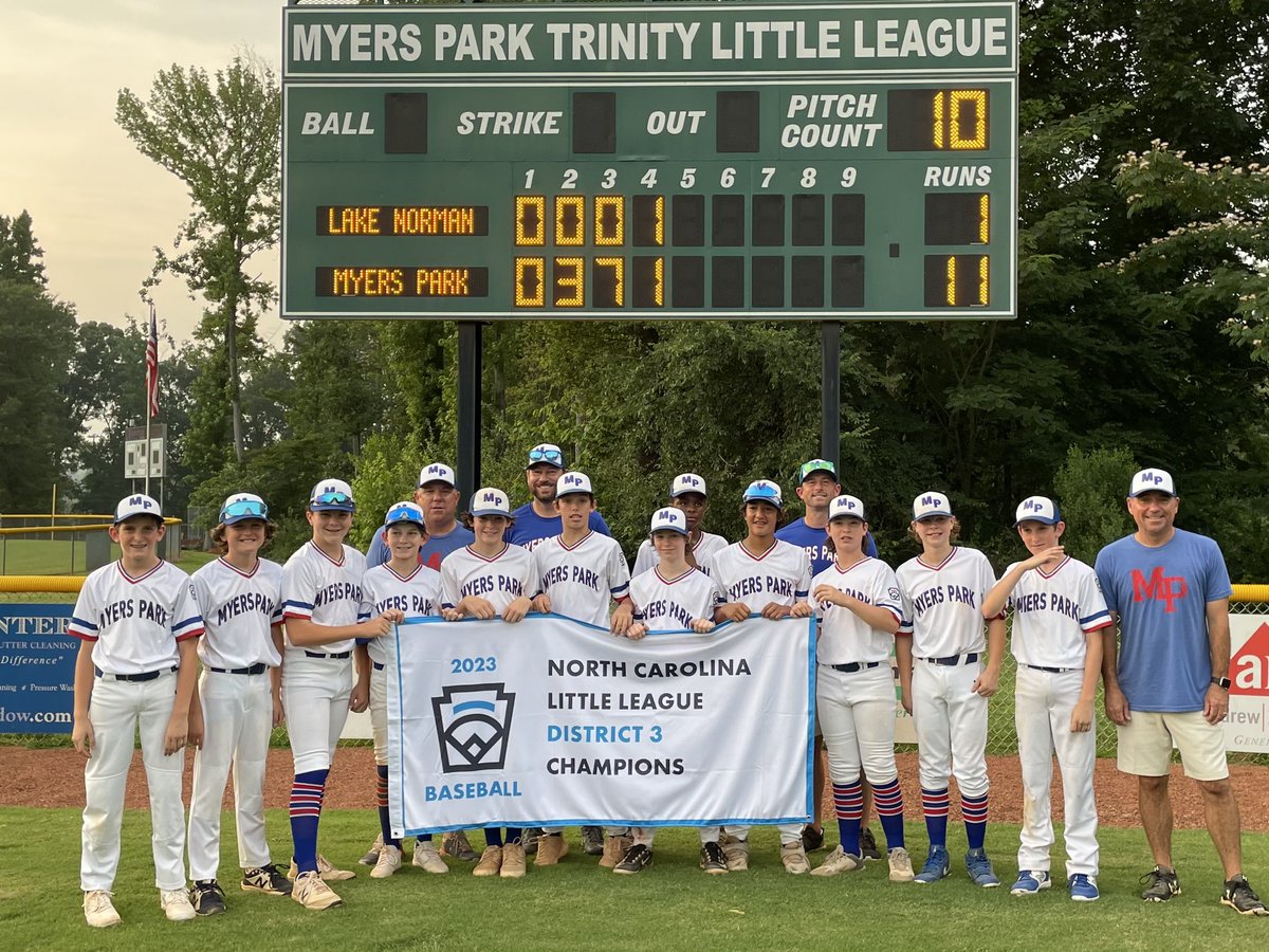 mplittleleague's tweet image. Congrats to the MP 12s. District 3 Champs. Next stop, the NC State Tournament, July 15 in Franklin. #GOMP!!!