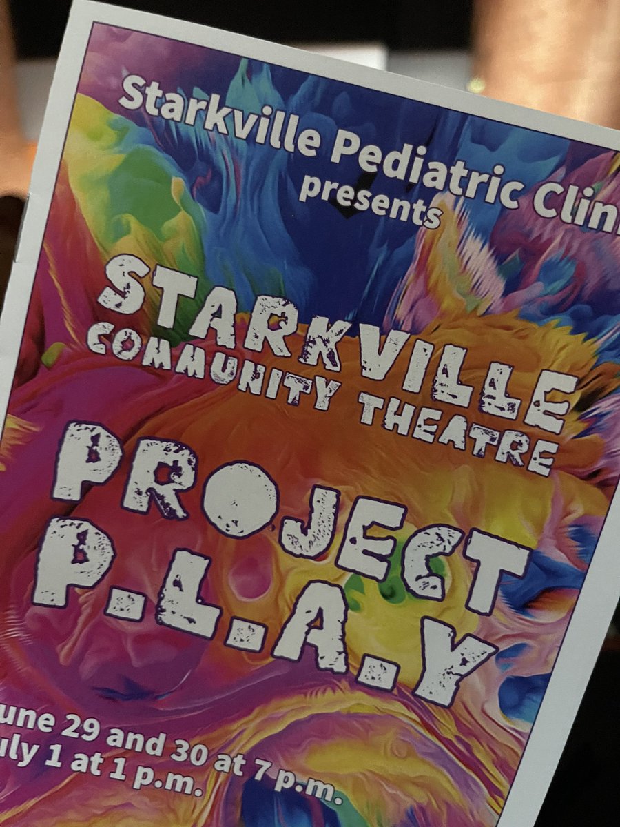 sct_tweets's tweet photo. Opening night was a huge success. Two more opportunities to see Project P.L.A.Y. at the Playhouse on Main. Support local theatre and young performers. https://t.co/zu5SKALDzr