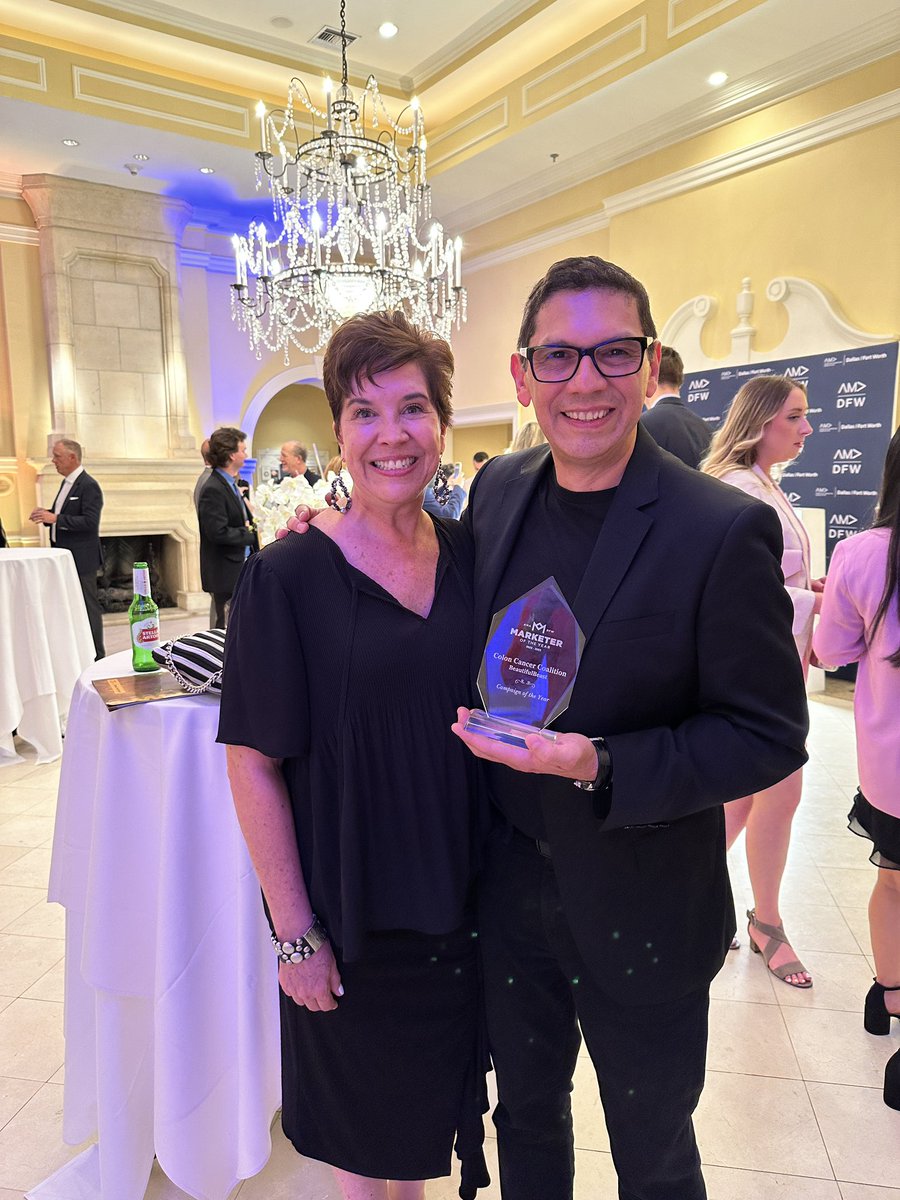 We’re at the Unity event by the <a href="/amadfw/">AMA DFW</a> and what a beautiful feeling! 
Our work for <a href="/ColonCancerCoal/">Colon Cancer Coalition</a> was recognized as Campaign of the Year!!! Congratulations to our team, partners and client!