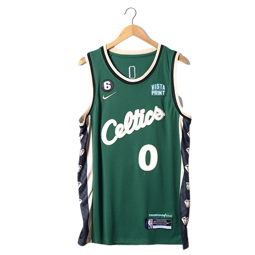 MaillotsStoreFR's tweet photo. Regardez le superbe maillot City Edition 2023 de Jason Tatum, #0, pour seulement 21€ 🏀
➡https://t.co/SBzsl9O9e8.
Idéal pour les inconditionnels des Celtics 🍀.
Ne manquez pas cette occasion!
#Beinextra https://t.co/4XSdSGEfzl