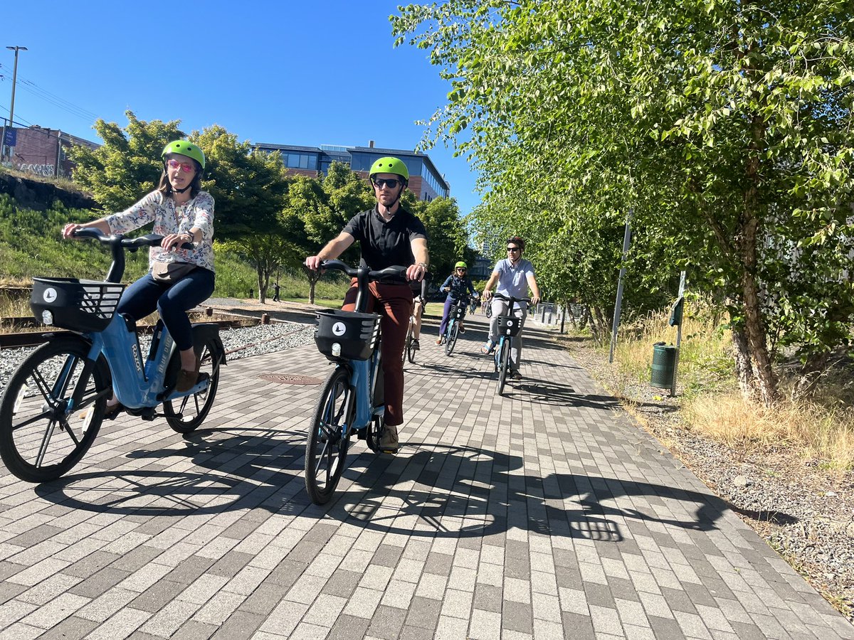 pkoonce's tweet photo. Bike Tour of @CityofTacoma with @ncutcd 🚲 Committee @TomBertulis @atey_kay https://t.co/ixizqso5kN