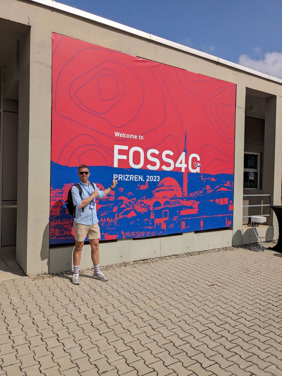 🇽🇰 🌎 Hey #FOSS4G2023! I'd love to welcome you to my talk today, 10:30am, outdoor stage!

We'll journey through the evolution of software, explore the role of accessible data 📊& propose why FOSS4G needs a global open data platform. Link in 🧵👇Hope to see you there! #osgeo