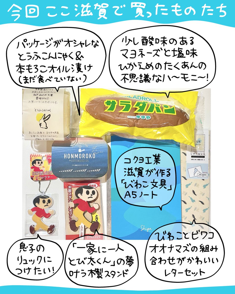今住んでる埼玉の家の前に、とび太くんを設置したいな〜と夢見てたけど、まずは木製スタンドとび太くんを家の中に置くことにしました。

#びわこ文具 のA5ノートは3冊目です。デザインがめっちゃいいんだ… https://t.co/JJjijZHcNW