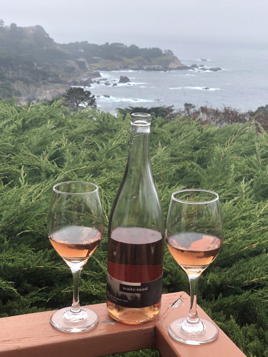 Ahoy - pregaming with @WaitsMast Rose’ of Pinot Noir with friends - ocean front - comments : “peachy notes, ap

 “ mouth feel good from start to finish “
“Beautiful color”
Join in at 6 pm to learn more - #PinkSociety
