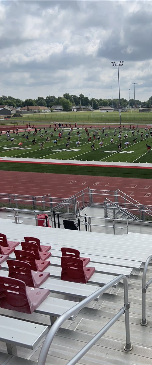 CoachHafnerCJHS's tweet image. I couldn’t be more excited about what is going on this summer with our football team! We’ve had an outstanding month of June and look forward to July 10 to get going again! #GoDogsGo